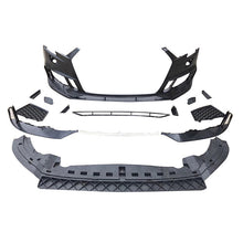 Load image into Gallery viewer, A3 17-19 8V5 RS3 style front bumper kit with Grilles w/ACC option