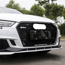 Load image into Gallery viewer, A3 17-19 8V5 RS3 style front bumper kit with Grilles w/ACC option