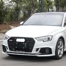 Load image into Gallery viewer, A3 17-19 8V5 RS3 style front bumper kit with Grilles w/ACC option