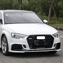 Load image into Gallery viewer, A3 17-19 8V5 RS3 style front bumper kit with Grilles