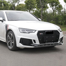 Load image into Gallery viewer, A4 17-19 RS4 style front bumper kit with Grille Gloss Black