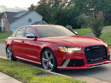 Load image into Gallery viewer, RS6 style front bumper kit with Grilles For Audi A6/S6 C7 2012-2015