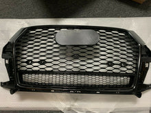 Load image into Gallery viewer, Q3 SQ3 RSQ3 Style 2015-2018 Gloss black Grill Grille Emblem Quattro