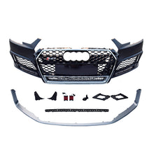 Load image into Gallery viewer, A4/S4 17-19 B9 RS4 style front bumper kit with Grilles
