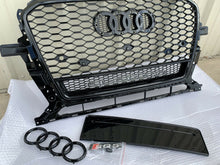 Load image into Gallery viewer, Q5/SQ5 RSQ5 Style Honeycomb Front Grill Upper Grille W/Quattro 2013-17
