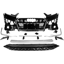 Load image into Gallery viewer, A4/S4 17-19 B9 RS4 style front bumper kit with Grilles
